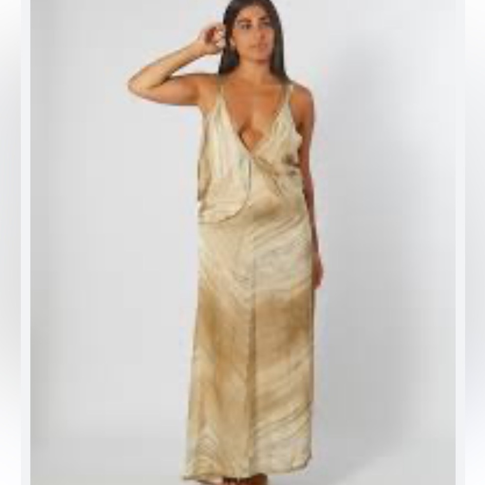 Zara Printed  Long dress NWT